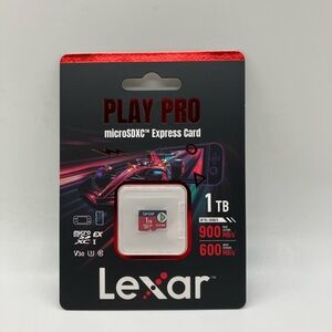 Lexar Play Pro 1TB microSDXC Express Card for Gaming, Phone or Tablet